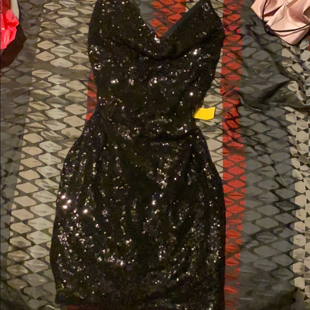Black sparkly dress